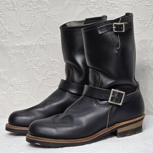 Vintage Engineer Redwing Boots #07357 PT99 Steel Toe Boots Size 11.5D Biker HD